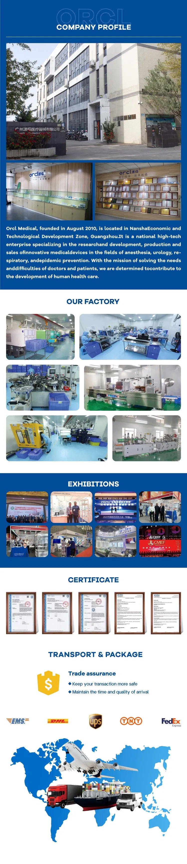 کاتتر فولی سیلیکونی یکبار مصرف یک راه دو راه سه راه Fr6-Fr30 4