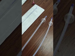 کاتتر فولی لیتیکس پوشش سیلیکونی 3 راه بالون دوگانه برای جراحی اورولوژی