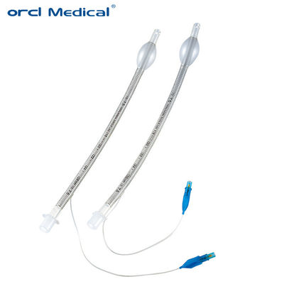 لوله فله ای ساخته شده توسط چین استریل پزشکی تقویت شده PVC / لوله اندوتراچئال بدون فشار