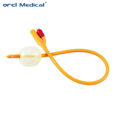 ORCL سیلیکون پوشانده شده لاکتکس فولی کاتتر 10cc بالون یکبار مصرف