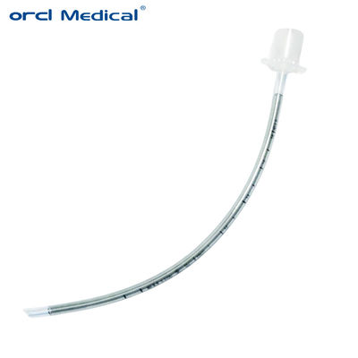 ETT غیر سمی PVC بینی تقویت شده لوله اندوتراشیال بدون دستبند یکبار مصرف