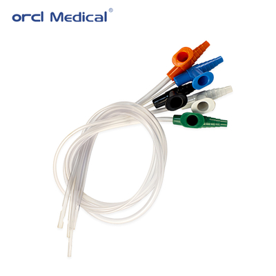 لوازم پزشکی استریل سایزهای Fr6-Fr22، کاتتر ساکشن PVC با طراحی ضد پیچ خوردگی، یکبار مصرف