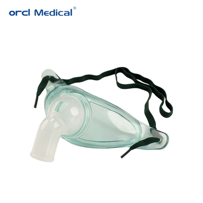 لوازم پزشکی یکبار مصرفی ماسک اکسیژن صورت PVC ماسک تراکیوستومی برای بزرگسالان / کودکان